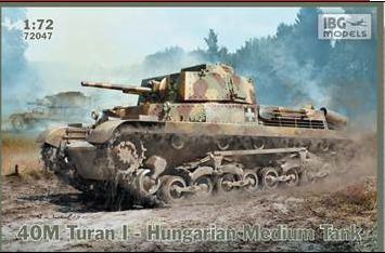 IBG 1:72 Scale 40M Turan I Hungarian Medium Tank