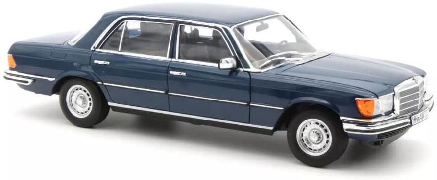 Norev  1:18th Scale Mercedes Benz 350 SEL Hansa Blue 1979