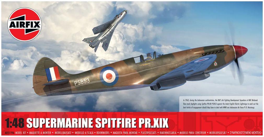 Airfix Plastic Kits 1:48th Scale Supermarine Spitfire PR.XIX