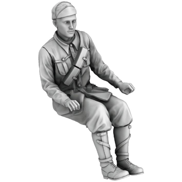IBG 1:72 Scale Italian Army 3Ro Truck Driver (3D Printed - 1 Figure)