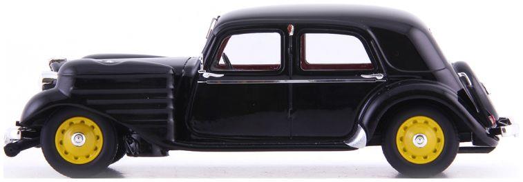 Autocult 1:43 Scale Citroen 11 Berline Gezogene Black