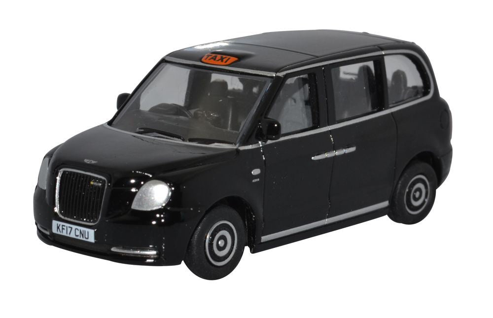 Oxford Diecast 1:76 Scale LEVC Electric Taxi Black