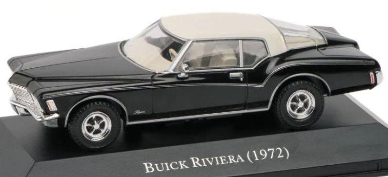 Atlas Editions 1:43rd Scale Buick Riviera - Black (1972)