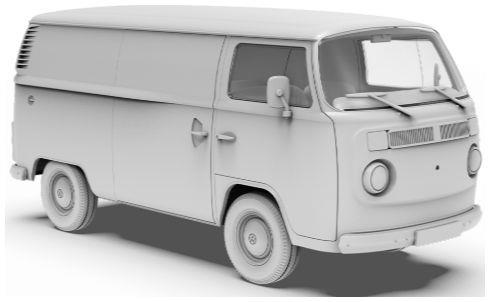 AK Interactive Kits 1:35 Scale T2 Model 1972 Commercial Van