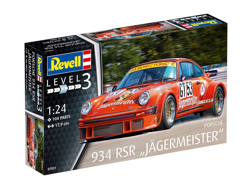 Revell 1:24 Scale Porsche 934 RSR 'Jagermeister'