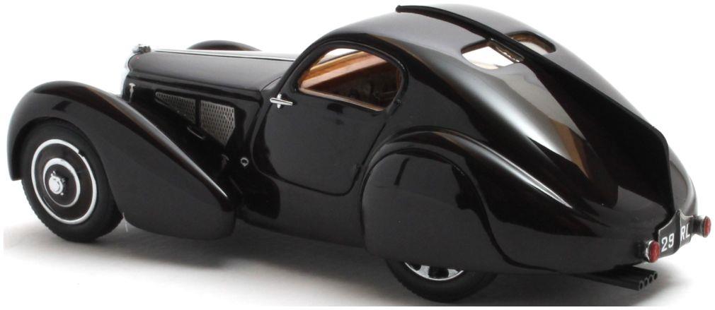 Matrix 1:43 Scale Bugatti T51 Dubos Coupe Black 1931