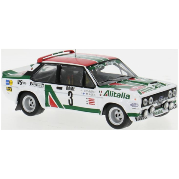 IXO 1:43 Scale Fiat 131 Abarth Rally Monte Carlo 1979 #3 M.Alen/I.Kivimaki