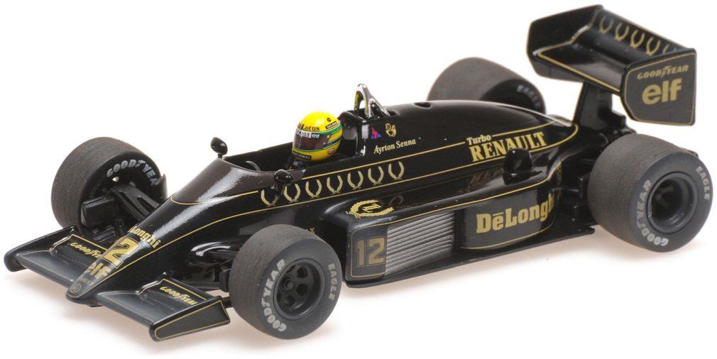 Minichamps 1:43 Scale Lotus Renault 98T Ayrton Senna 1986 Dirty Version