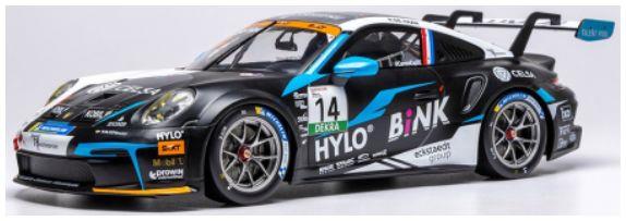 IXO 1:18th Scale Porsche 911 GT3 Cup Porsche Cup Oschersleben 2024 #14 R.de Haan