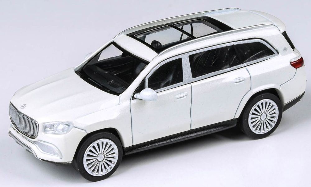 Paragon 1:64 Scale Mercedes Maybach GLS White (RHD)