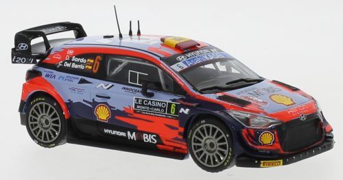 IXO 1:43 Scale Hyundai i20 Coupe WRC #6 Rally Monte (LQ) Carlo 2021 D.Sordo/C.Del Barrio