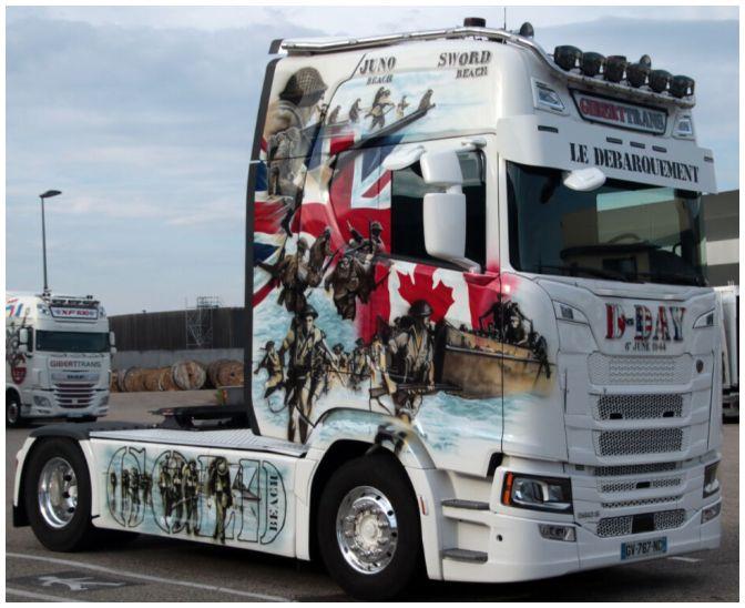 WSi 1:50th Scale Scania S Highline CS20H 4x2 Giberttrans (D-Day)
