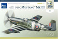 Arma Hobby 70039 1/72 Scale North-American P-51C RAF Mustang Mk III 1/72 Scale Plastic Model Kit Overlord