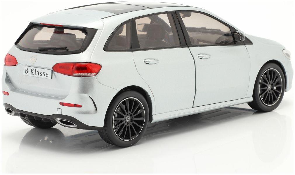 Dealer Model 1:18 Scale Mercedes B-Class (W247) 2018 Iridium Silver 1:18 - Z-Models