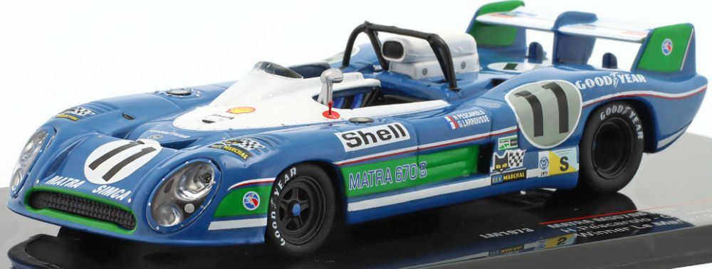 IXO 1:43 Scale Matra MS670B #11 Winner 24h Le Mans 1973 Pescarolo/Larrousse