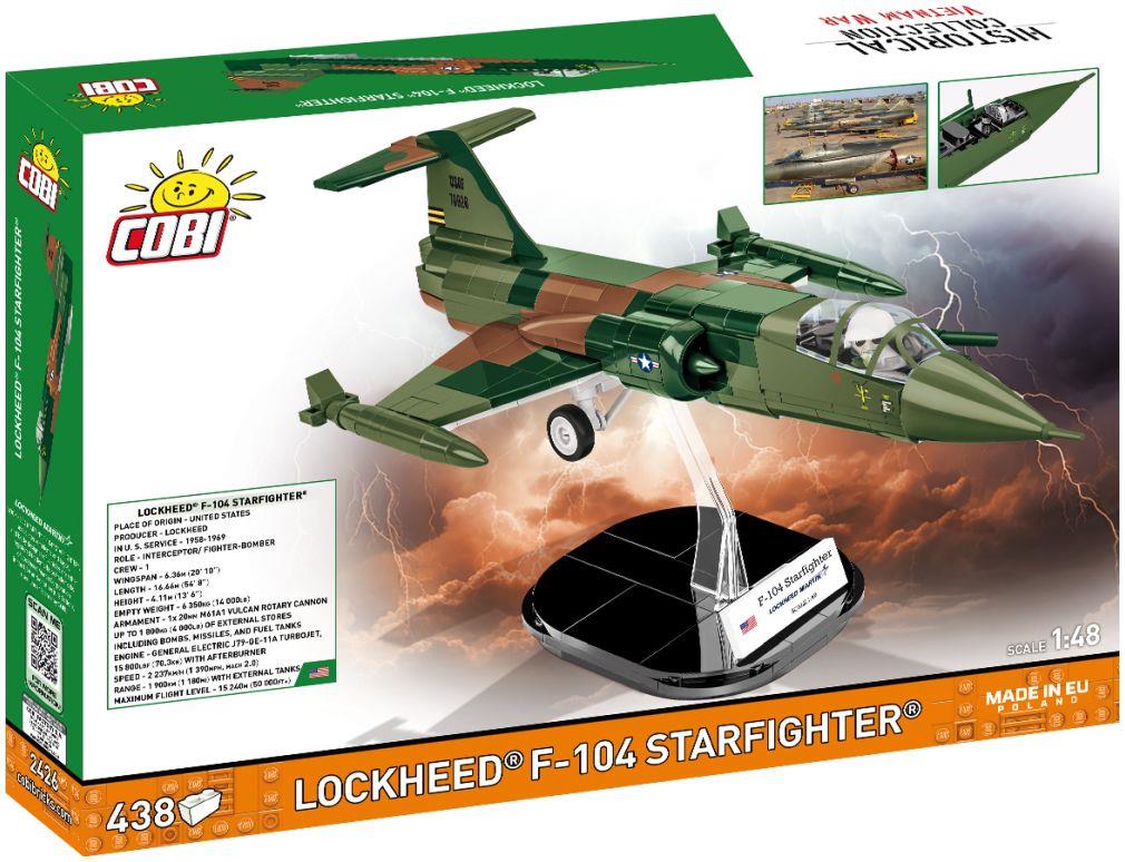 Cobi N/A Scale Lockheed F-104 Starfighter Vietnam War (430 pcs)