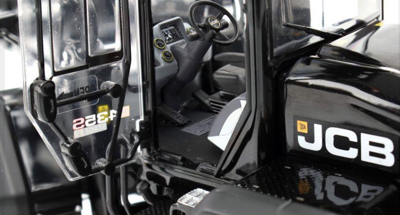 AT Collections 1:32 Scale JCB 435S Stage V 'Black Edition' Agri Wheel Loader w/Folding Grass Fork Ltd 1500