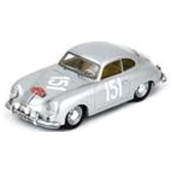 Spark 1:43 Scale Porsche 356 1300 #151 Monte Carlo Rally 1955 C.A. Johansson/G. Jensen