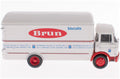 Atlas Editions 1:43 Scale Berliet GAK Fourgon - Biscuit Brun Berliet Trucks Collection
