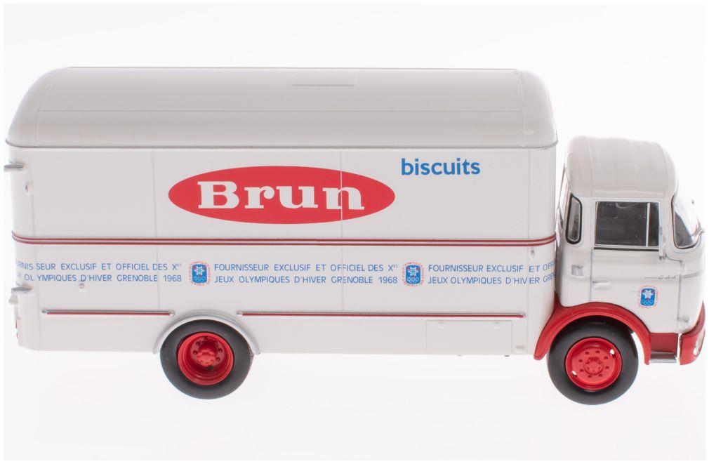 Atlas Editions 1:43 Scale Berliet GAK Fourgon - Biscuit Brun Berliet Trucks Collection