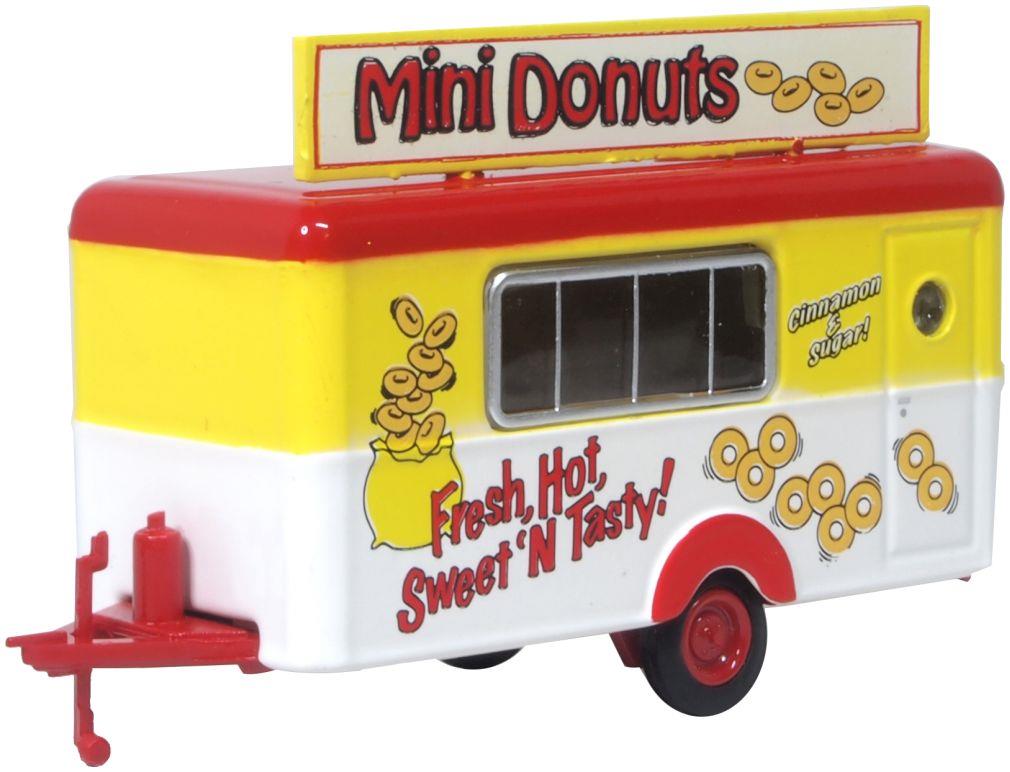 Oxford Diecast 1:76 Scale Mobile Trailer Mini Donuts