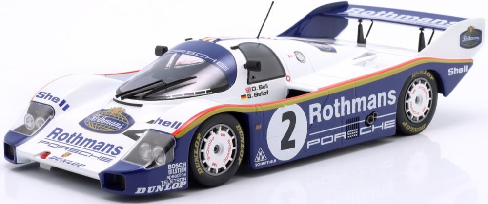Werk83 IXO 1:18th Scale Porsche 956K #2 Winner 1000km Sandown Park Sportscar Worldchampion 1984 Bellof/Bell
