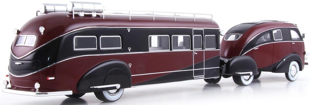 Autocult  1:43rd Scale Zephir Land Yacht Red/Black