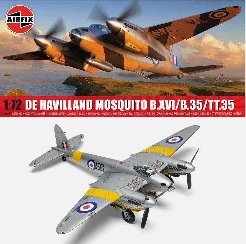 Airfix A04070 1/72 Scale de Havilland Mosquito B.XVI/B.35/TT.35 Model Kit