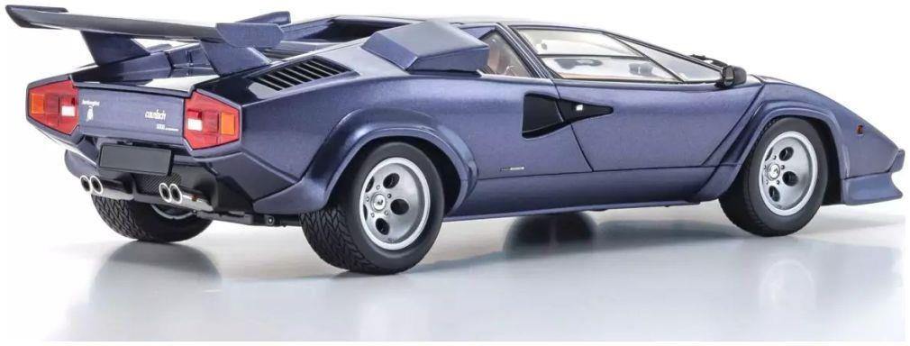 Kyosho  1:18th Scale Lamborghini Countach LP5000 Quattrovalvole Dark Blue
