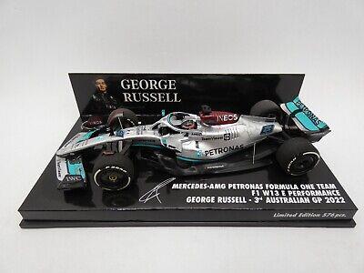 Minichamps 1:43 Scale Mercedes AMG Petronas F1 George Russell W13 E Performance 3rd Australian GP 2022