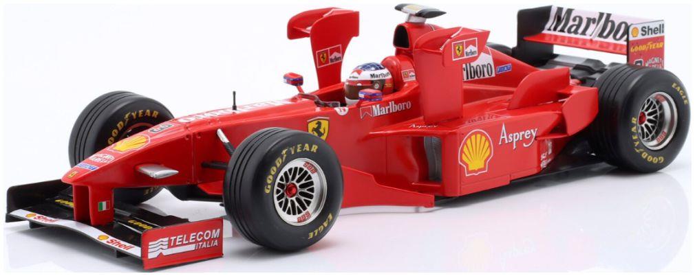 IXO 1:18 Scale Ferrari F300 Tower Wings F1 1998 Imola GP M. Schumacher