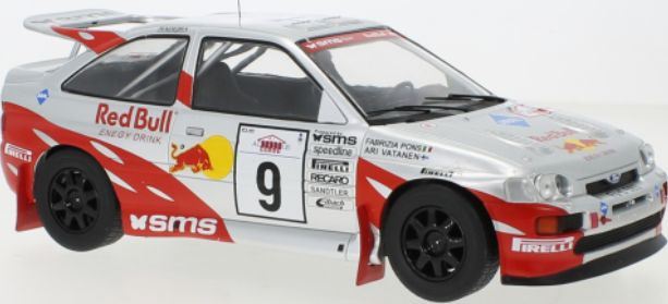 IXO 1:18 Scale Ford Escort RS Cosworth #9 Red Bull Rally Acropolis 1994 Vatanen/Pons