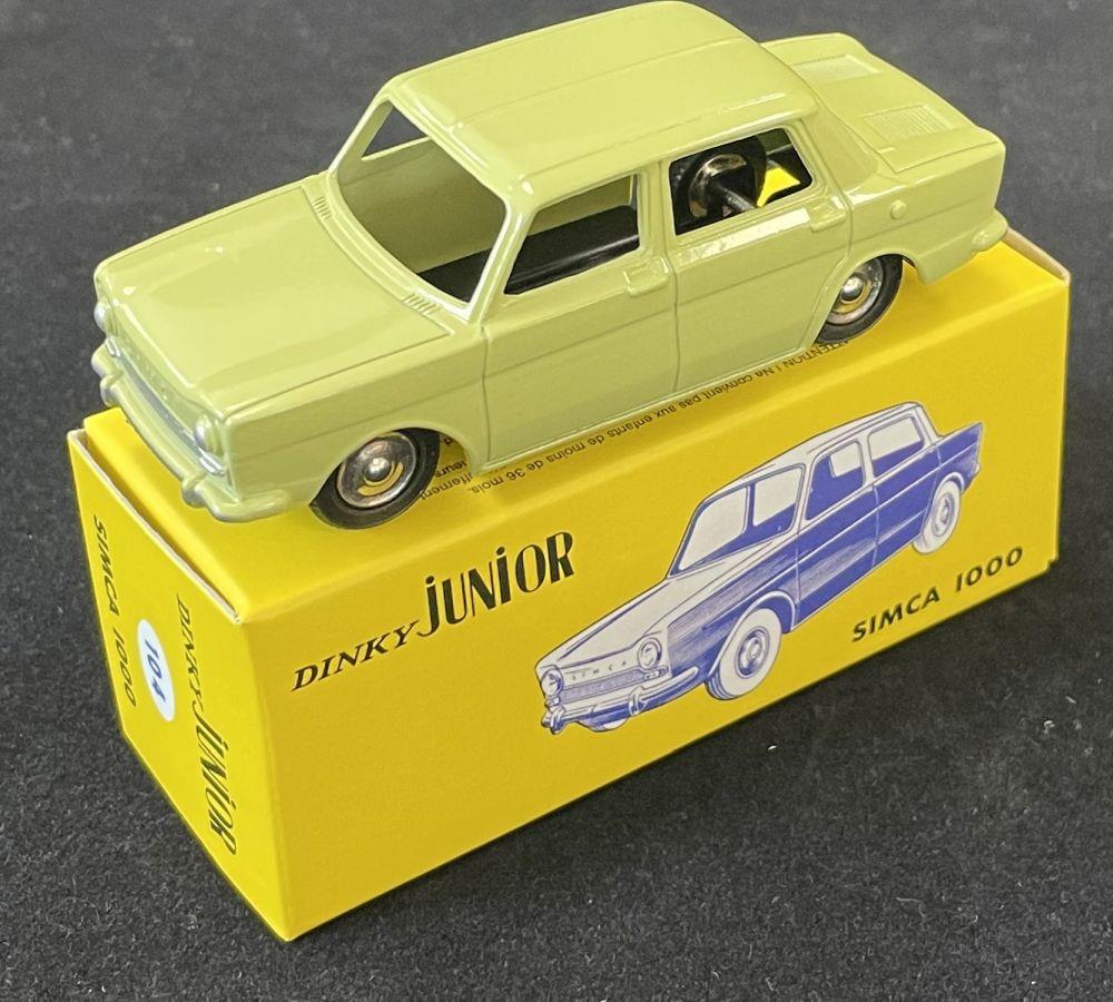 Atlas Editions   Simca 1000 - Olive Green (104) Atlas reproduced 'Dinky'