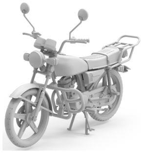 AK Interactive Kits 1:35 Scale CG125 Japanese Motorcycle