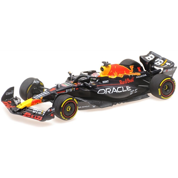 Minichamps 1:43 Scale Oracle Red Bull Racing RB19 M.Verstappen 1st JAP 2023