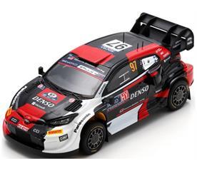 Spark 1:43 Scale Toyota GR Yaris Rally1 Hybrid #97 5th Rally Finland 2023 J.M. Latvala/J.  Hannin