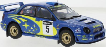 IXO 1:24 Scale Subaru Impreza S7 #5 WRC Rally of Great Britain 2001 R.Burns/R.Reid