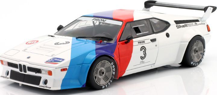 IXO 1:18 Scale BMW M1 Procar #3 M1 Procar Series 1979 Didier Pironi Werksdesign w/M-Stripes