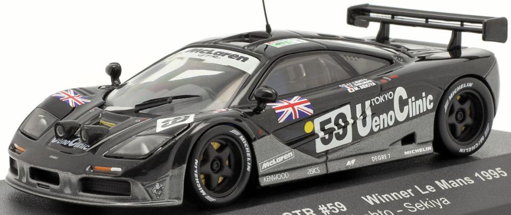 IXO 1:43 Scale McLaren F1 GTR #59 Sieger 24h Le Mans 1995 Dalmas/Sekiya/Lehto