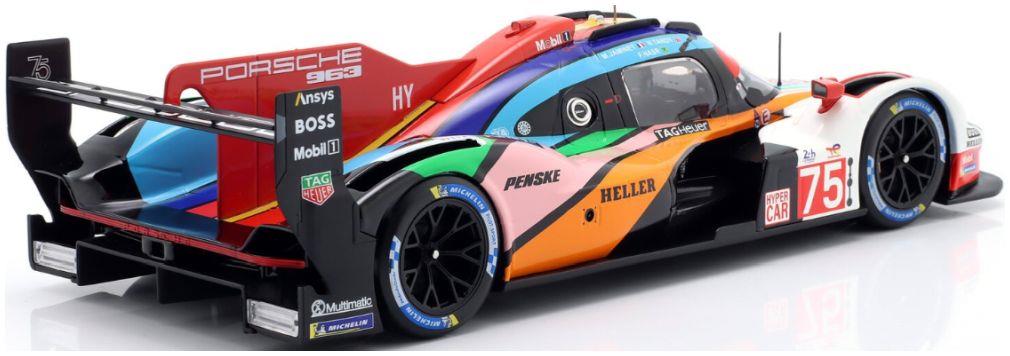 IXO  1:18th Scale Porsche 963 #75 Penske 24h Le Mans 2023 Jaminet/Nasr/Tandy