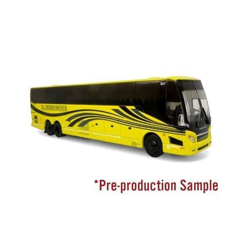 Iconic Replicas 1:87 Scale Prevost H3-45 Coach All Aboard America