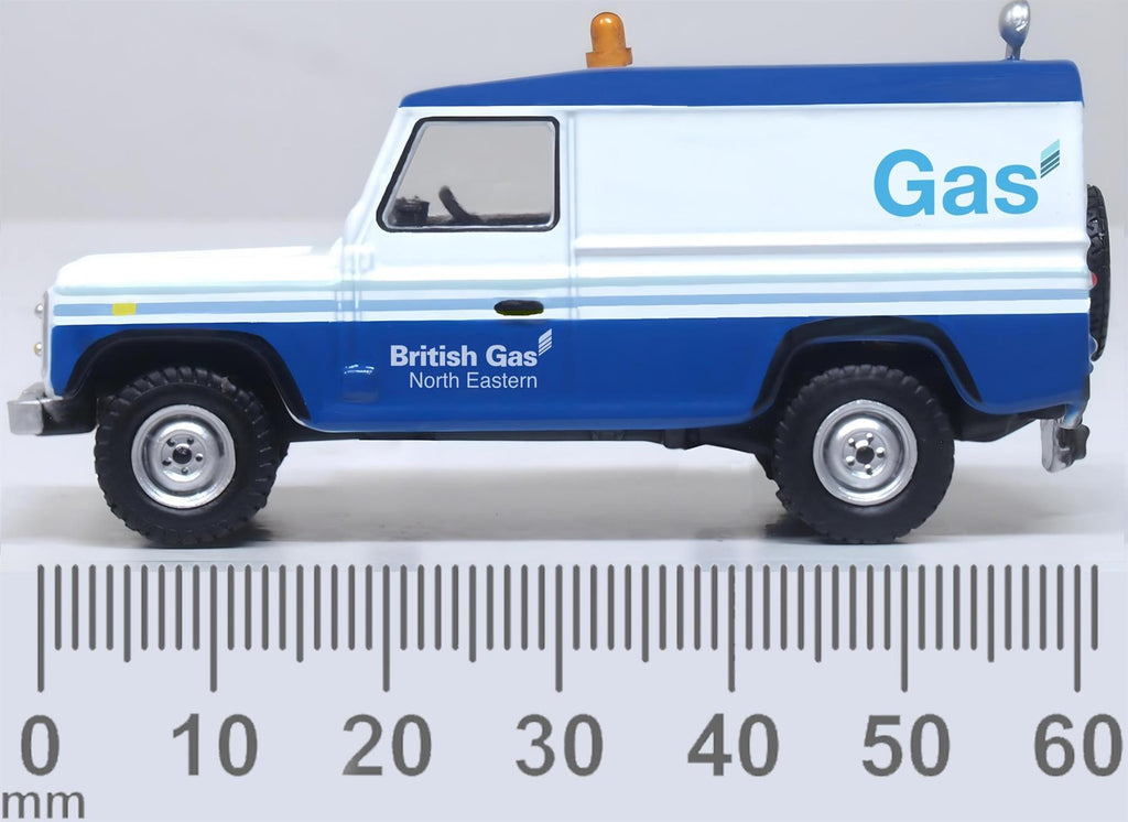 Oxford Diecast 1:76 Scale Land Rover Defender LWB St. Wagon British Gas