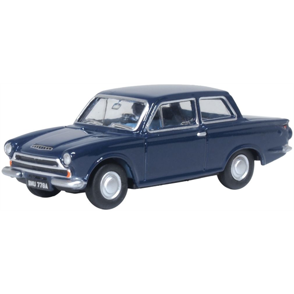 Oxford Diecast 1:76 Scale Ford Cortina MK1 Anchor Blue