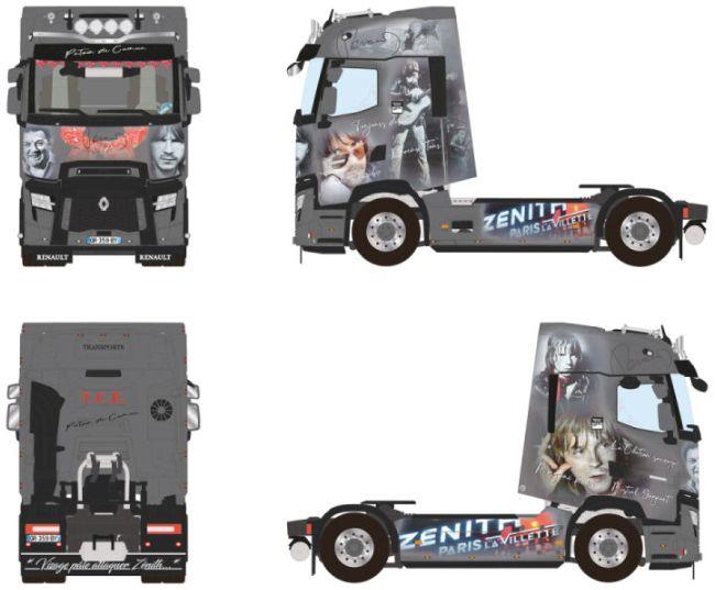 WSi 1:50 Scale Renault Trucks T High EVO 4x2 TCE