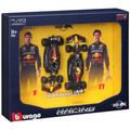 Burago 1:43 Scale Oracle Red Bull Racing RB20 #1 Verstappen and #11 Sergio Perez 2024 2 Car Set