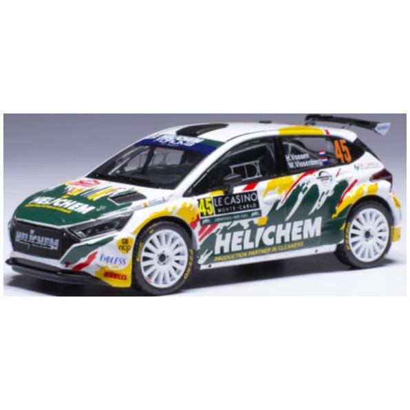 IXO 1:43 Scale Hyundai i20 N Rally2 #45 WRC Rallye Monte Carlo 2024 H.Vossen/W.Vissenberg