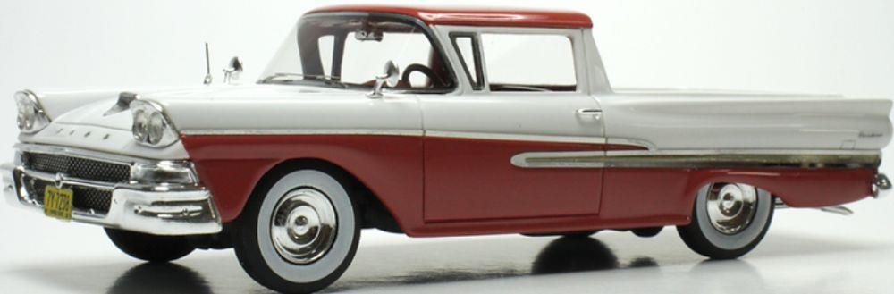 Goldvarg 1:43 Scale Ford Ranchero Torch Red 1958