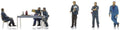 Artitec 1:120 Scale Steelworkers (6x) Ready-Made Figures
