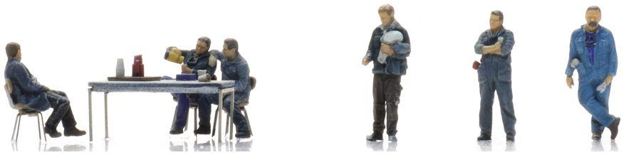Artitec 1:120 Scale Steelworkers (6x) Ready-Made Figures