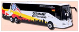 Iconic Replicas  1:87th Scale Mercedes Benz Tourrider Germany National Soccer Team